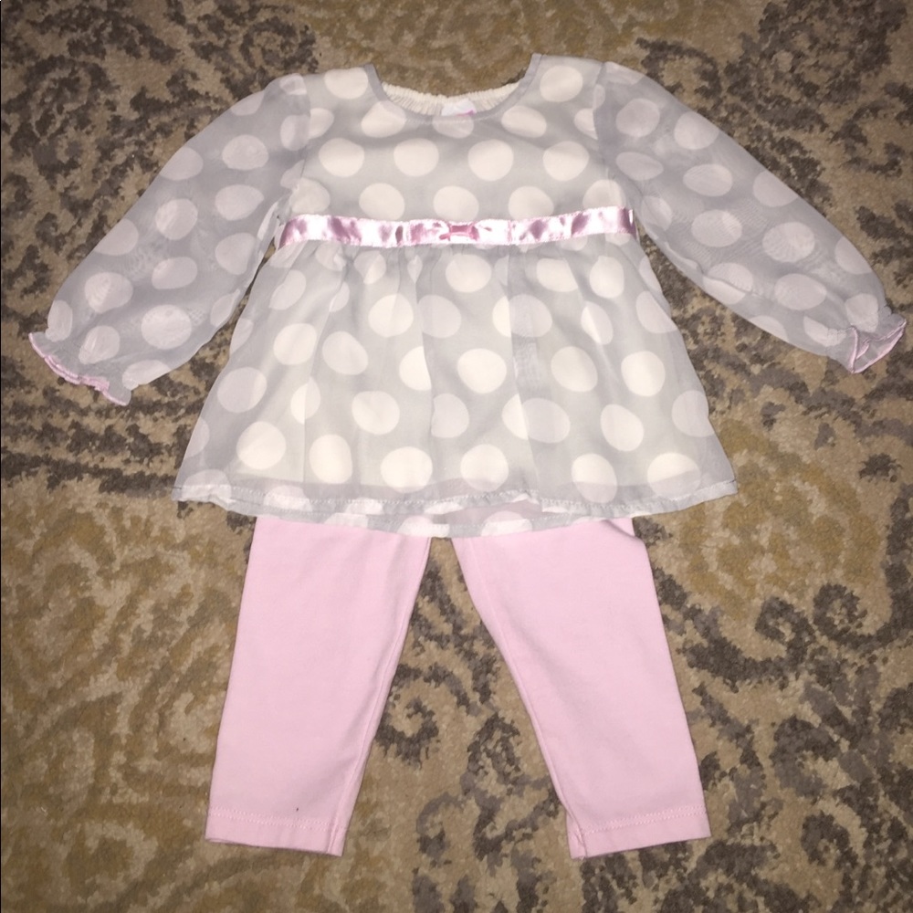 Gently worn 12 month 2 piece set.